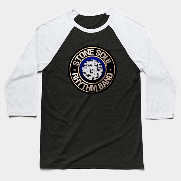 Stone Soul Rhythm Band (Black) Baseball T-Shirt by Sunday Rain Productions